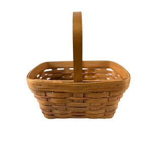 1988 Longaberger Spring Basket Vintage 11"L x 8"W x 5.5"H